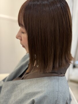 ルーウィン(LE WIN) 20代30代40代　きりっぱなしボブ　前髪あり