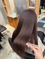 ホネン(honen)&nbsp;ピンクブラウン×髪質改善トリートメント【薬院/天神】