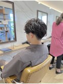 かき上げショート×ニュアンスパーマ*