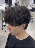 波巻きシャドウパーマ 熊本メンズヘア MEN'S HAIR ツーブロック