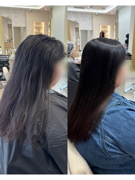 シンズ 銀座(sins) 細毛でクセが強い方はsinsストレートで♪[30代40代50代60代]