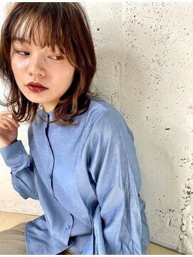 カプロメゾンギンザ 銀座店(Capullo maisonGINZA) ウルフミディ★顔まわりこだわりヘアー