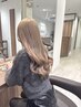 【今村指名◎人気No１】ブリーチ一回＋透明感カラー＋ケアTr￥13,500