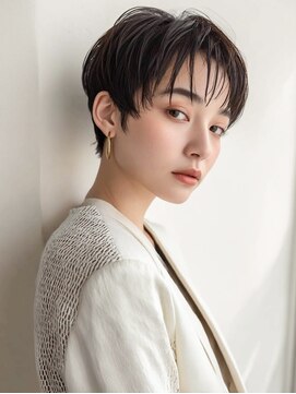 オンク 新宿(onk) 黒髪/グレーベージュ/レイヤーロング/前髪パーマ[新宿駅]