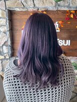 ヘアリゾート粋 ウナム 新宿東口店(enam)&nbsp;髪質改善カラー/レイヤーカット/透明感/バイオレットブラウン