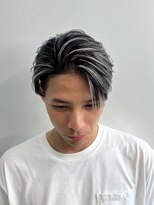 メンズサロン キング 心斎橋店(Men’s salon K!ng) ホワイトメッシュ/ツイスト/ツイスパ/パーマ/メンズ/眉毛/心斎橋
