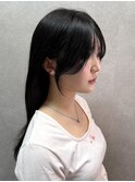 結んでも隙間ができない顔まわりカットA
