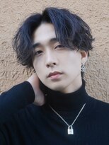 メンズフィール 南森町(MENS FEEL)&nbsp;MEN’S HAIR/サーフカール/刈り上げセンターパート/南森町