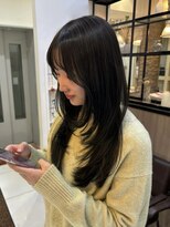 ヘアアンドメイク シークネクスト(HAIR&MAKE SeeK NEXT) 寒色カラー×ハッシュレイヤー