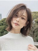 【ブルベ夏30代】色っぽく決まる外ハネレイヤーボブ