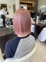 アメイジングヘアー 美沢店(AMAZING HAIR) ブリーチハイトーンピンクミニボブ×20代30代可愛い
