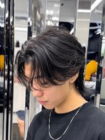 メンズヘアセンス 渋谷(MEN'S HAIR SENSE)&nbsp;ニュアンスパーマ/センターパート/メンズ/眉毛/フェザーパーマ