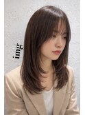 流れる顔周り×ローレイヤーで垢抜け