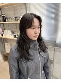 ゆるめのデジタルパーマ