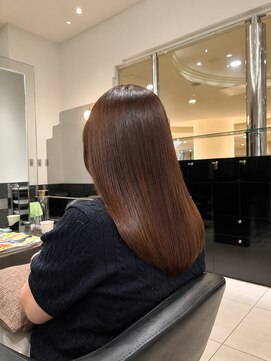 ウェル アアルト 本厚木ミロード店 【aalto本厚木ミロード/竹田正和】カラーの艶UP美髪ストレート
