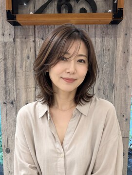 アース 熊本光の森店(HAIR&MAKE EARTH) 大人レイヤーボブ