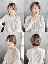 ラピス 新宿店(Lapis)&nbsp;《30代～大人透明感》白髪ぼかしハイライト＋艶カラー[新宿]