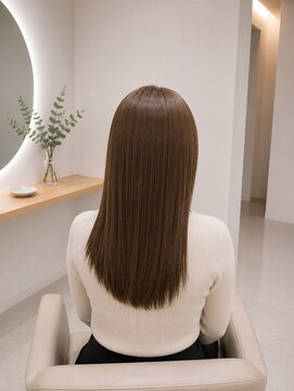テーラヘアー 我孫子店(TELA HAIR) 【透明感カラー】ナチュラルブラウン×さら艶ロング
