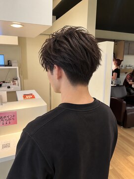 ラファンス 栗林店(LaFENCE) メンズカット/ナチュラルアップバングショート/マッシュショート
