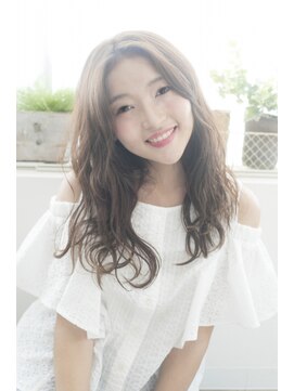 フレイムス ヘアアンドリラックス 吉川店(Frames hair&relax) 大人可愛い　柔らかな透明感　外国人風カラー