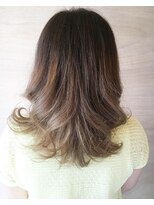 ヘアアンドスパ モア(Hair&Spa More By LikkleMore) ショコラベージュ グラデーション  【王子 加藤 ブリーチ】