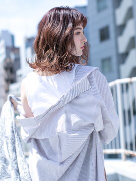 シュシュ(chouchou) 【chou chou 心斎橋】アッシュブラウン外ハネボブ大人ボブ