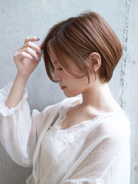 ダヴィン 中目黒(DaVin) 【DaVin中目黒】フォギーベージュ 耳かけショート 30代40代人気