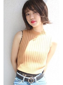 モリオ フロム ロンドン 成増店 【morio成増/ムラマツ】夏 毛先パーマ スリーク 黒髪