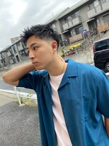 アメラボ(AmeLab) ロウフェードのブラックサマーショート