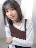 小顔前髪×くびれ×ラベンダーカラー×イメチェン×吉祥寺