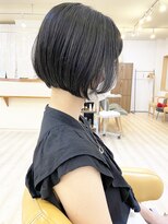 モリオフロムロンドン 松戸店(Morio from London)&nbsp;【松戸　ムラマツ】大人かわいい黒髪ボブ　秋冬前下りボブ