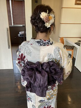 美容室 アミューズ(amuse) 楽しい思い出作りに簡単ヘアアレンジ×浴衣着付