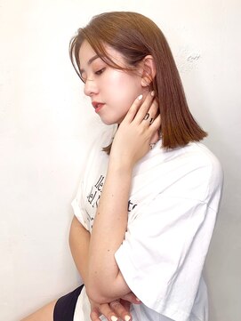 シエルバイアフロート(ciel by afloat) 〇ぷつっとカット 透明感カラー チョコレートベージュ