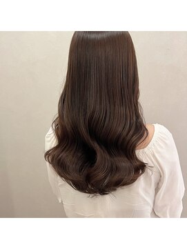 アンドワン 自由が丘(＆ONE) 【&ONE 自由が丘】オレンジグレージュ×韓国風ヘア