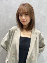 エジョン 幡ヶ谷店(Aejon)&nbsp;チョコレート大人ガーリー小顔プリカールデザインカラー