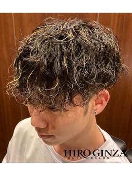 ヒロギンザ 青山店(HIRO GINZA) 波巻き/ハイライト/マッシュパーマ/ウルフ/フェード/束感