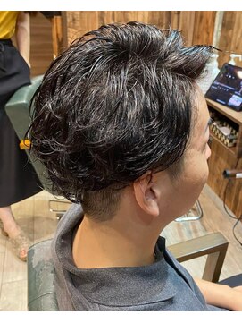 ルテラ(Lutella) ナチュラルパーマツーブロック