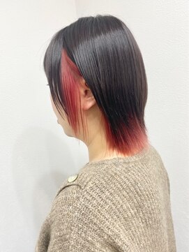 ランプ(Lamp) くびレイヤーグレーベージュニュアンスカラー白髪染め白髪ぼかし