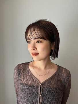 ガーランド (Garland) 切りっぱなしボブ/ワイドバング/前髪/原宿神宮前