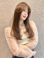 ロンド アンブル 四条烏丸(Lond ambre) オリーブベージュ/レイヤーカット/デザインカラー