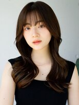 レノラ 本町(LENORA)&nbsp;レイヤーカットレイヤーロングヌーディベージュアースカラー