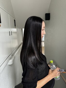 ローレンジウ(LOREN JU) 透明感髪質改善ベージュダブルカラーミルクティーグレージュ