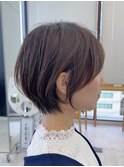 前髪カタログ/イメチェンスタイル/ウェーブパーマ/こなれミディ