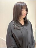 レイヤー　メルティカラー　似合わせカット