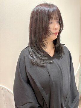 ネオリーブカップ 町田店(Neolive capu) レイヤー　メルティカラー　似合わせカット