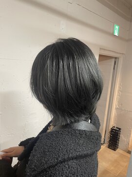 トクテ 吉祥寺(tokute) グレージュカラー/ボブウルフ/黒髪/ココアベージュ