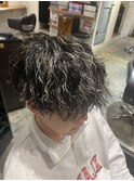 ツイストスパイラルパーマ×ハイライト