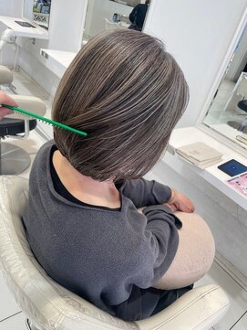 アッシュ 武蔵小金井店(Ash) ＼白髪率9割×縮毛矯正×今回はリタッチだけさん／