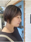 ハイライトのみでオシャレカラー