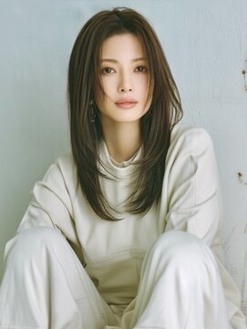 アルトリスト(Altruist Aging×HAIR&SPA) ★ダークアッシュ大人ガーリーボブ着物ミディアムレイヤーカット